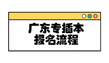 广东专插本 广东专插本报名流程