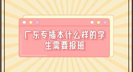 广东专插本什么样的学生需要报班.png