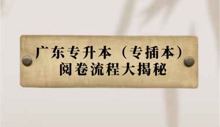 广东专插本阅卷流程大揭秘.png