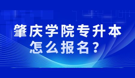 肇庆学院专升本怎么报名？.jpg
