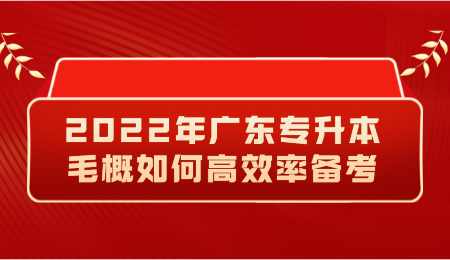 2022年广东专升本毛概如何高效率备考.png
