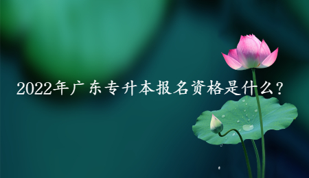 2022年广东专升本报名资格是什么？.jpg