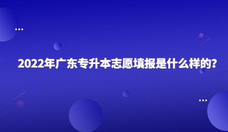 2022年广东专升本志愿填报是什么样的?.jpg