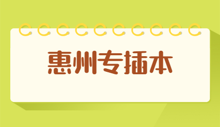 惠州专插本
