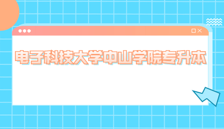 电子科技大学中山学院专升本