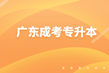 广东成考专升本