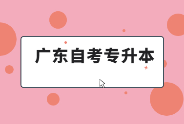 广东自考专升本